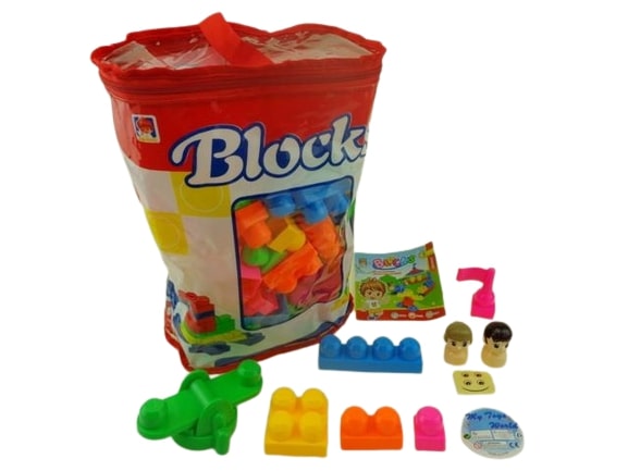 LEGO cubes in various colors, 86 pieces