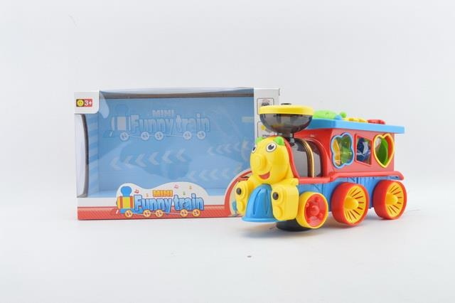 Mini Funny Train with MOVEMENT, 3D LIGHT & WONDERFUL MUSIC for Kids