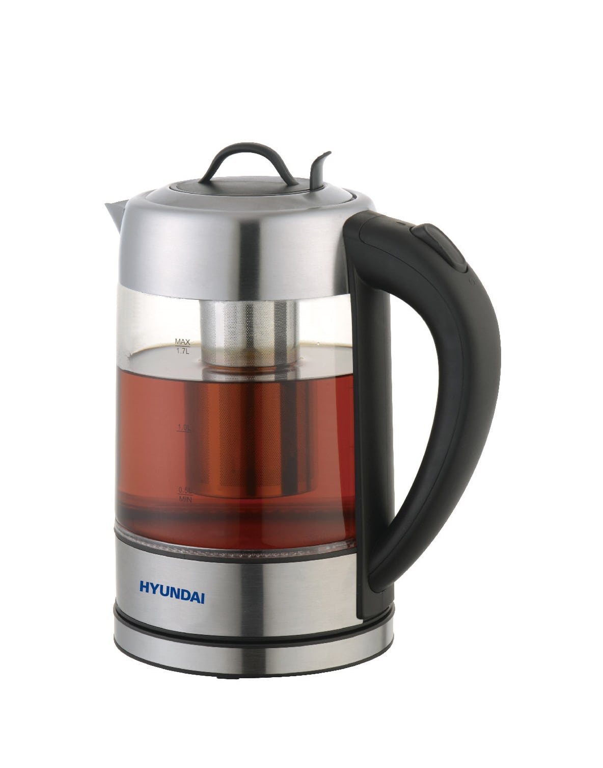 Hyundai 2-in-1 Glass Electric Kettle