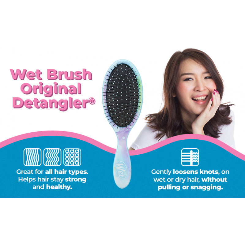 Wet Brush  Og'l Detangler-Colorwash- Splatter