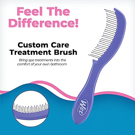 WB Custom Care Thin Hair Detangling Comb-Purple