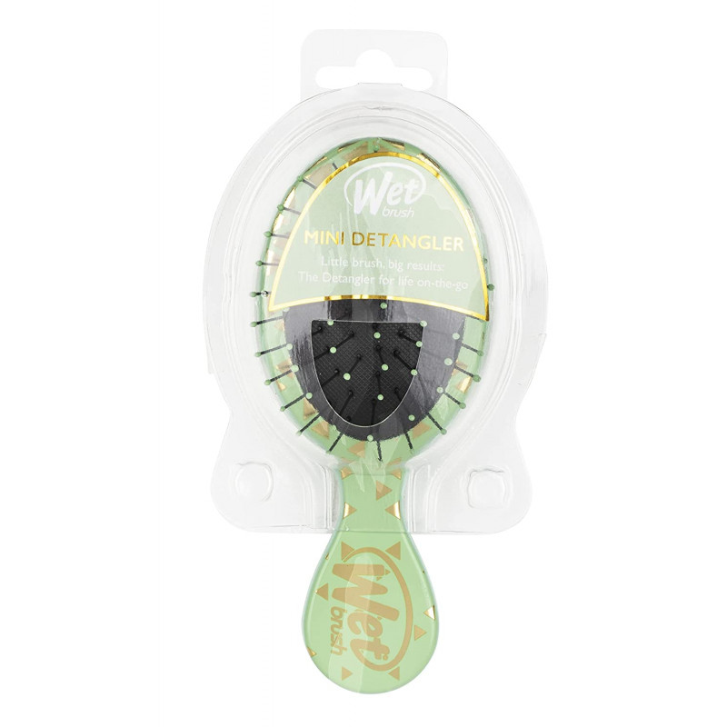 Wet Brush Mini Detangler Hairbrush, Green Color