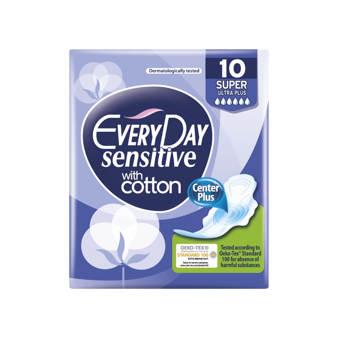 EveryDay Sensitive with cotton – Super (10 Pcs)