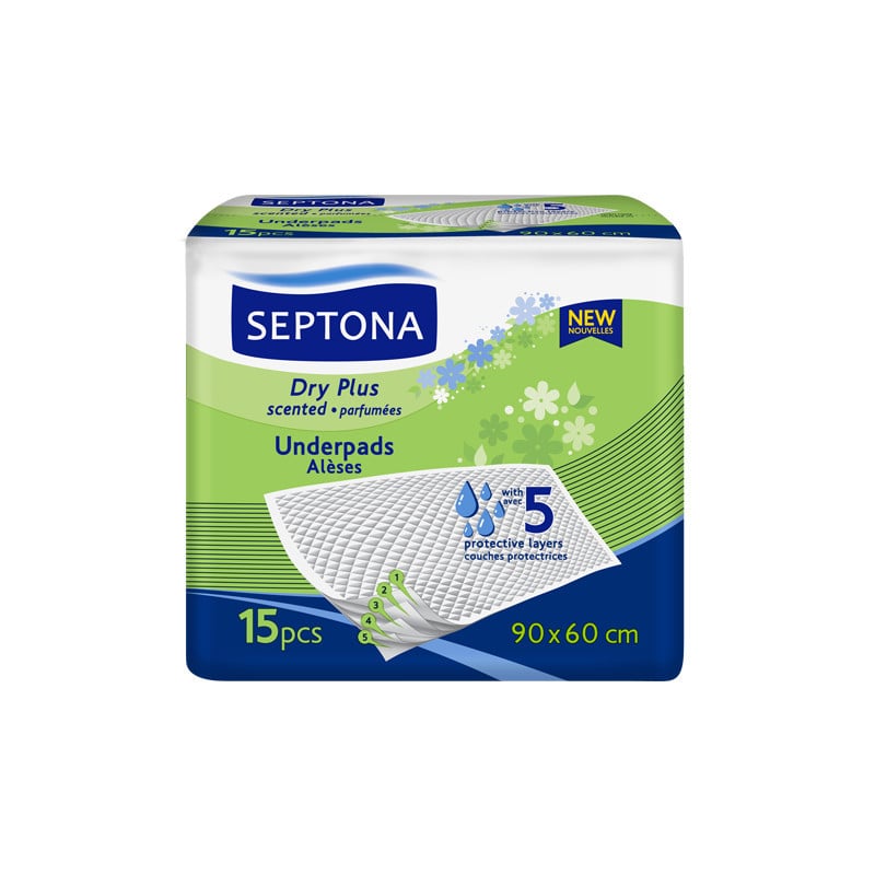 Septona Underpads Scented 90x60 cm 15pcs