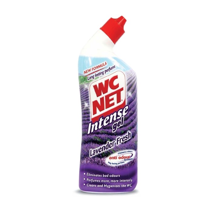WC NET Toilet Cleaner Intense Gel Lavender 750 ml
