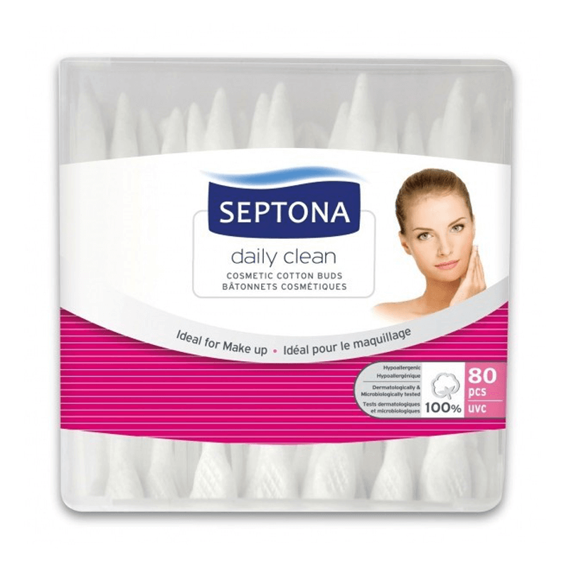Septona Cosmetic Cotton Buds 80Pcs