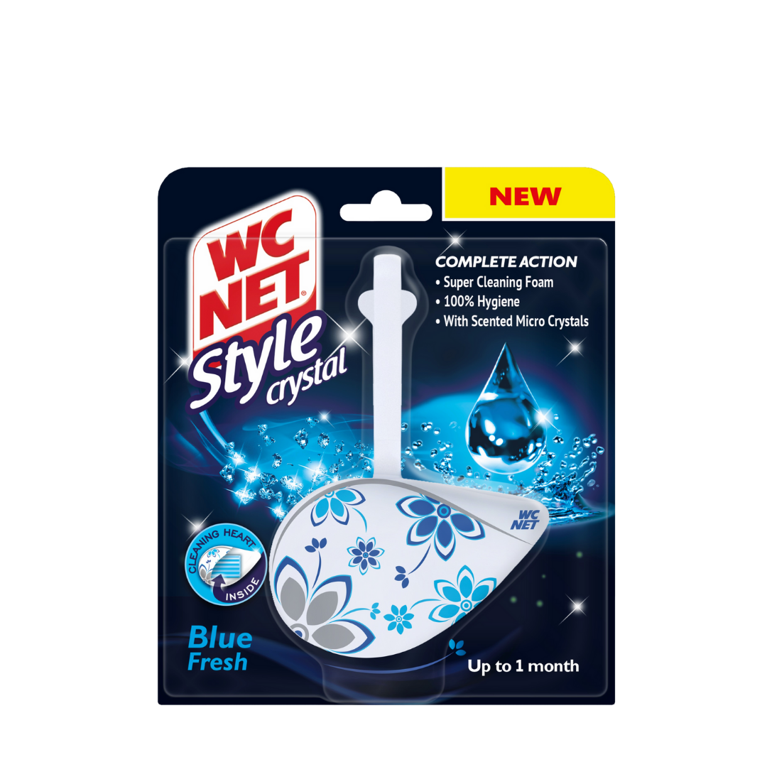 WC NET Crystal gel blue fresh one block