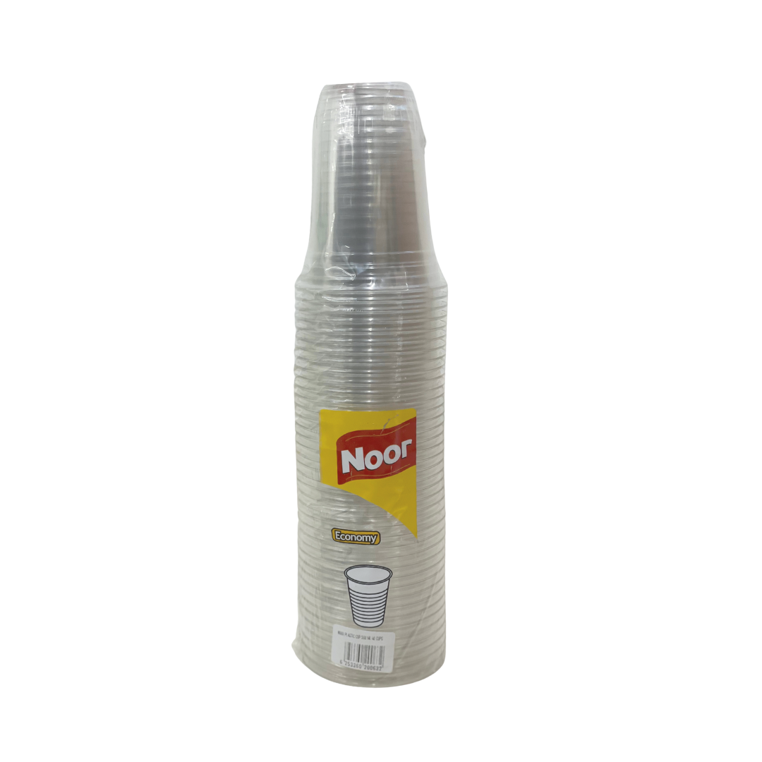 Noor Plastic Cup, 500 ml,40 Cups