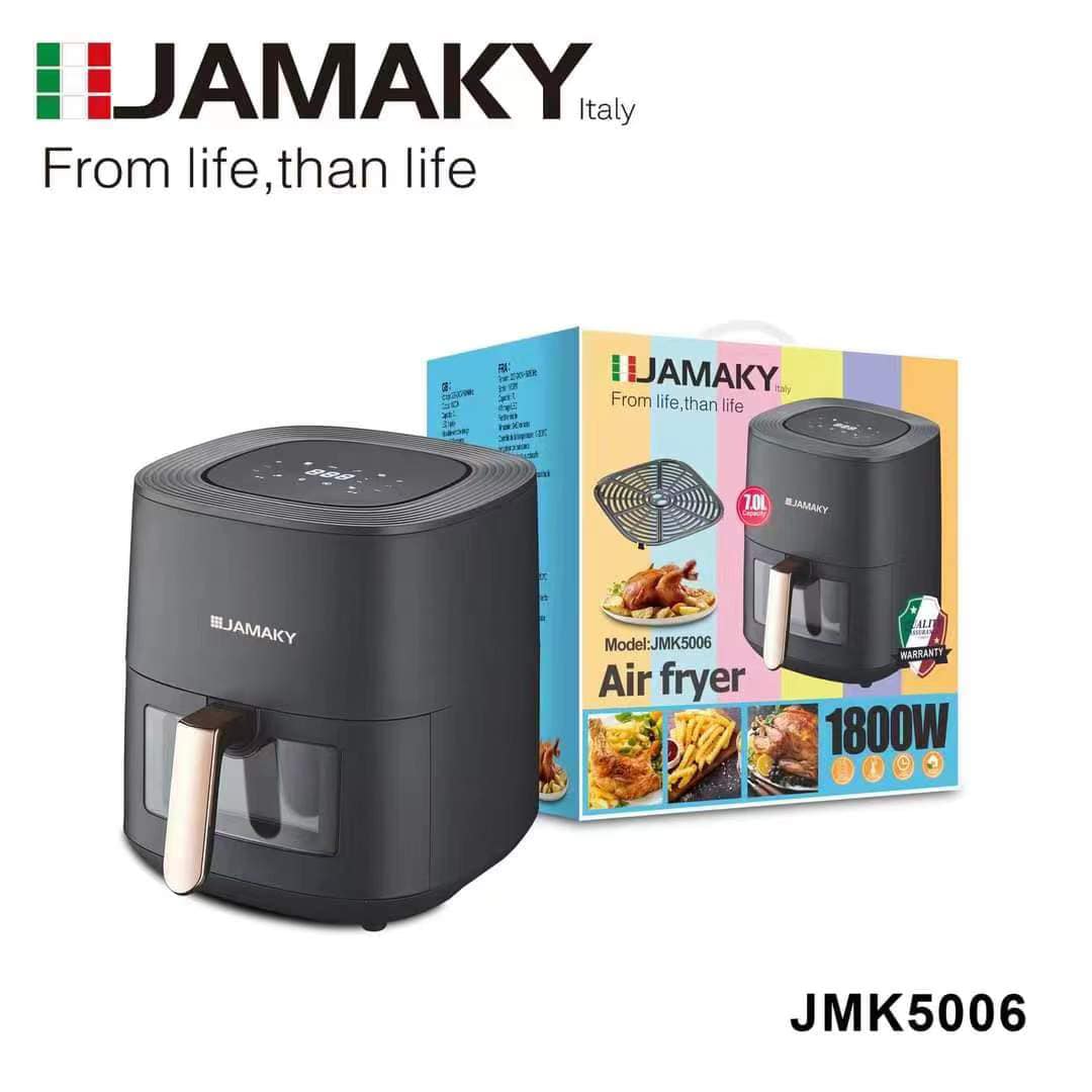 JAMAKY 7-liter 1800-watt Air Fryer with Digital Screen