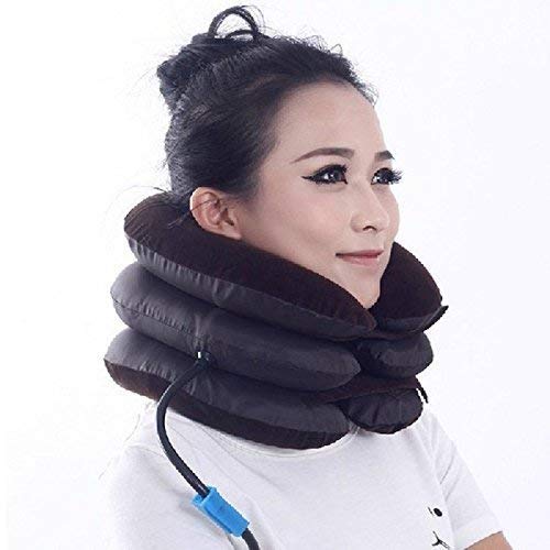 Pneumatic Air Bag 3 Layers Inflatable Tractors for Neck Cervical Spine Support Pillow