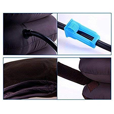 Pneumatic Air Bag 3 Layers Inflatable Tractors for Neck Cervical Spine Support Pillow