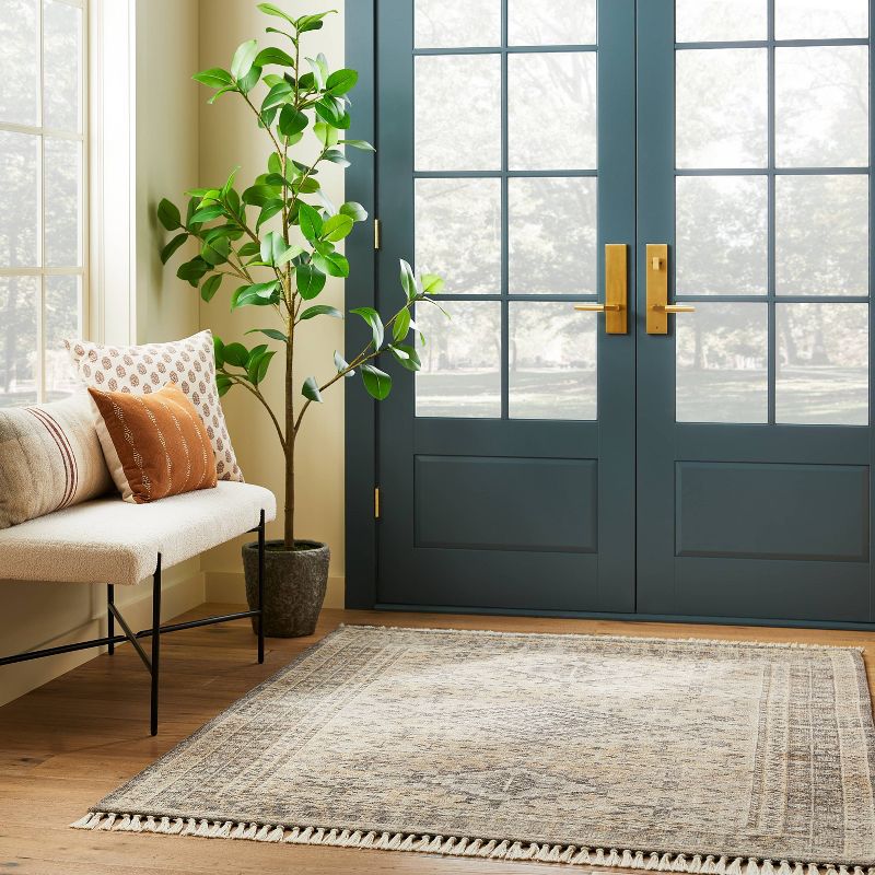 Threshold™ Westlake Placed Persian Style Rug Tan - designed with Studio McGee