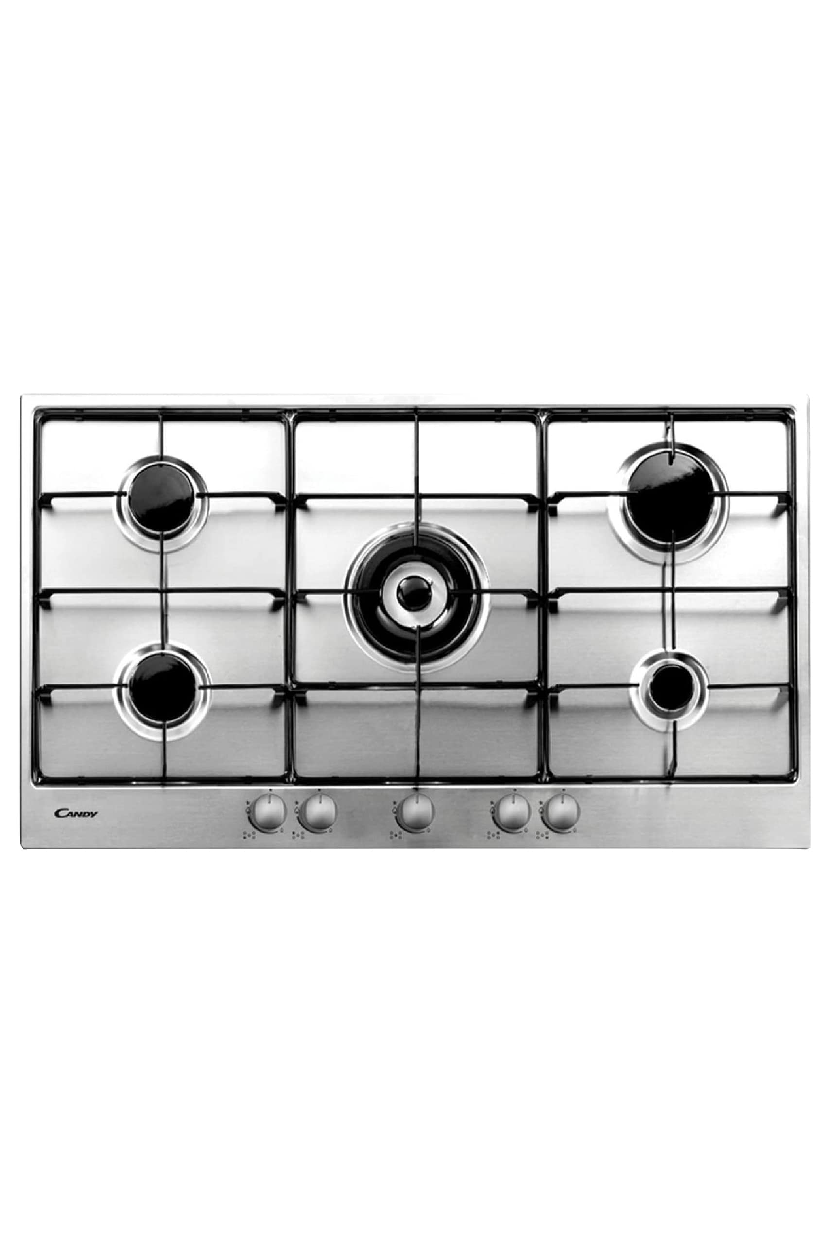 Built-in Candy Hobs 5 Burners 90.9cm Stainless Steel
