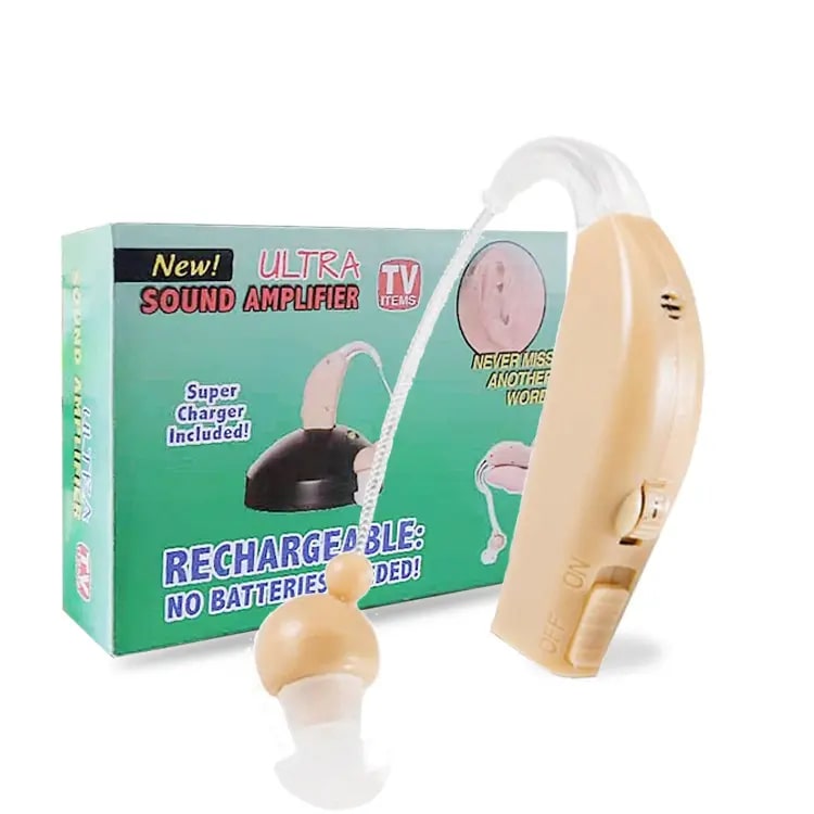 Rechargeable Ultra Sound Amplifier Hearing Aid Device