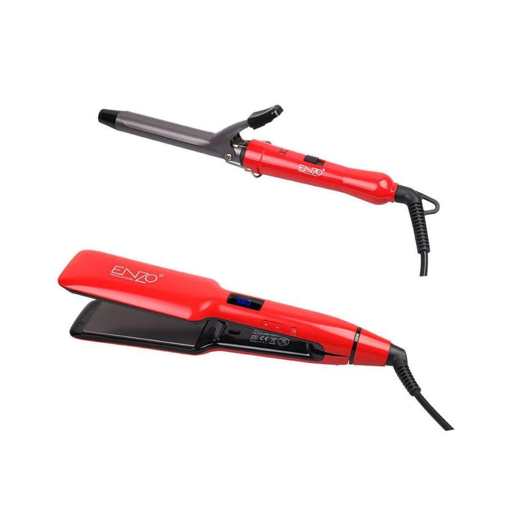 Enzo Hairdressing Iron + Fire Package