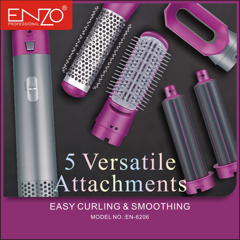 ENZO ceramic hair straightener and curler