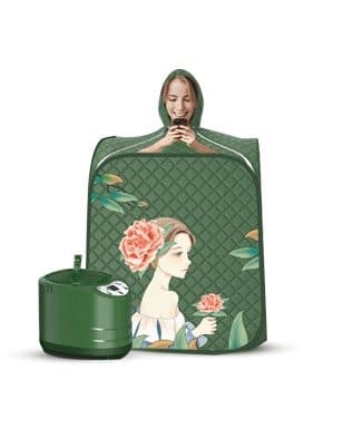Portable Enzo Steam Sauna is Foldable and Lightweight for Home Spa
