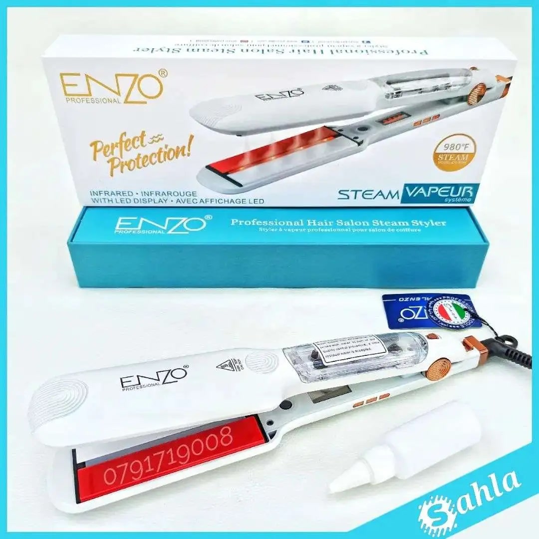 ENZO Professional Steam Hair Straightener