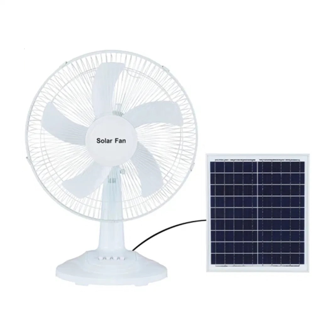 Solar powered fan High Quality 16"