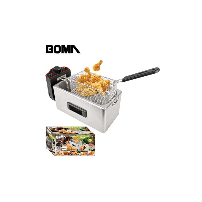 Boma Electric Deep Fryer BM ''3L'' - Silver/ Black