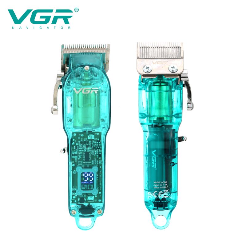 VGR V-660 Trimmer 200 min Runtime 4 Length Settings (Green) 1's