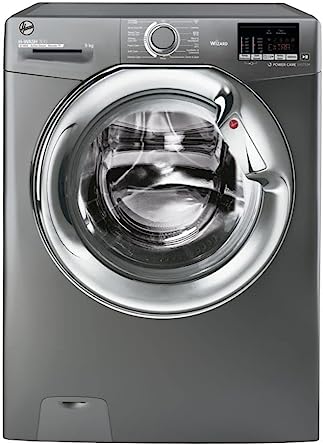 Hoover washing machine, 9 kg, 1400 cycles, 16 programs, silver
