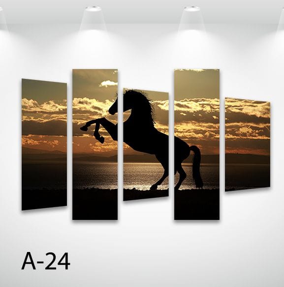 Print Wall Picture for Home Decor  horse design, 120x80 cm