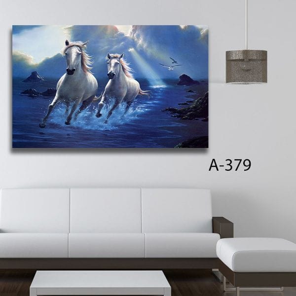 Print Wall Picture for Home Decor  horses design, 120x80 cm
