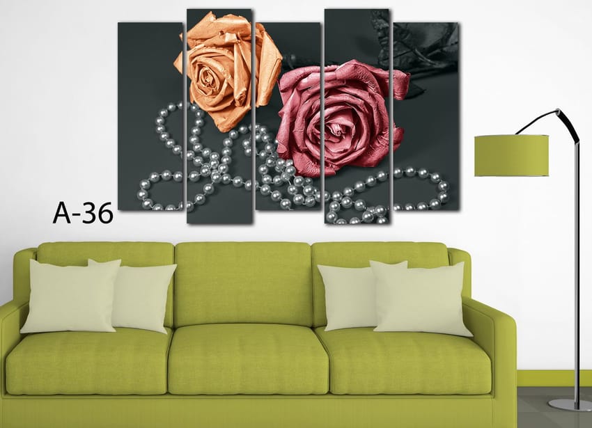 Print Wall Picture for Home Decor  flower design, 120x80 cm