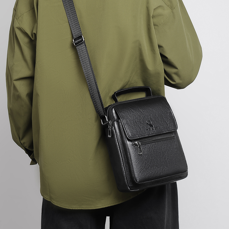 Weixier Leather Crossbody Bag For Men