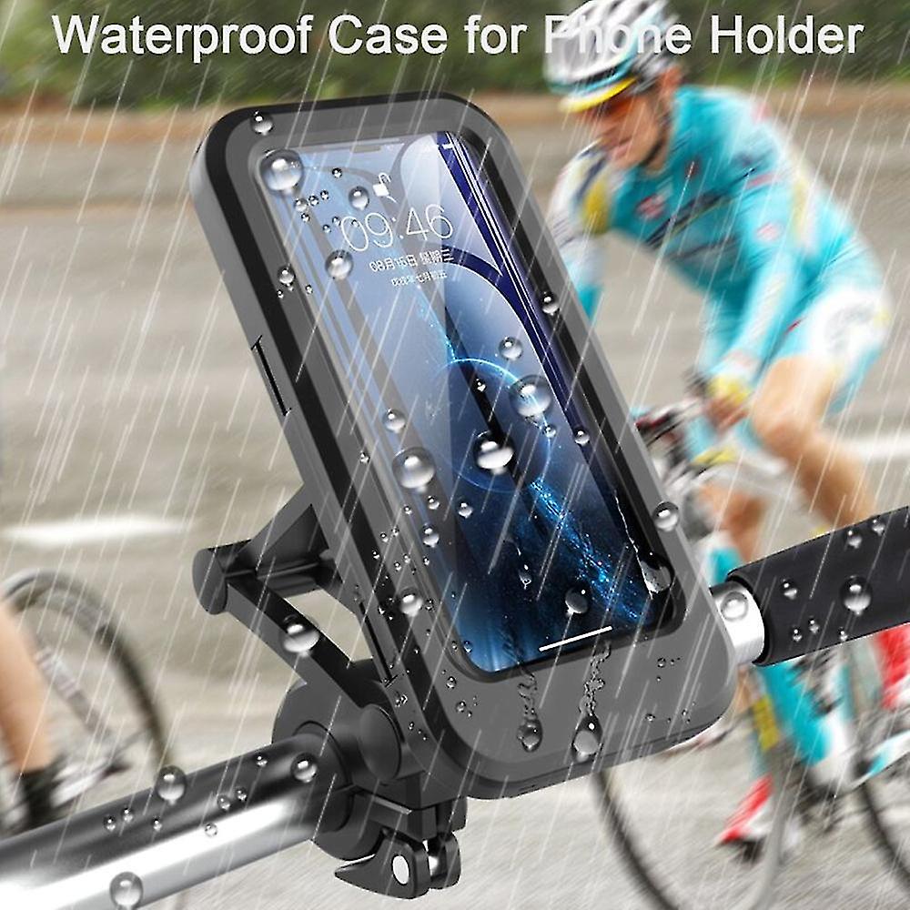 Waterproof motorcycle phone holder