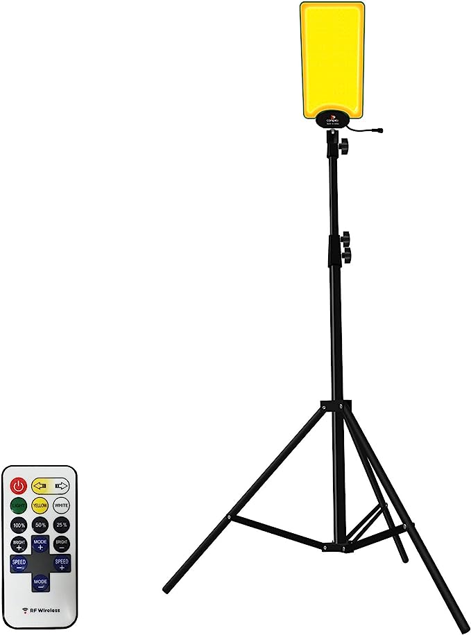 LED Camping Light with Telescopic Tripod, USB Powered Work Light