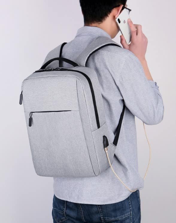 Anti-theft College School Laptop Backpack with USB Charging