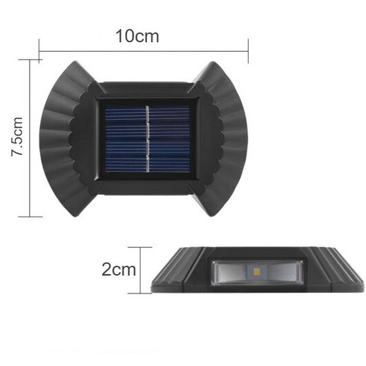 Solar wall lamp 4 pieces