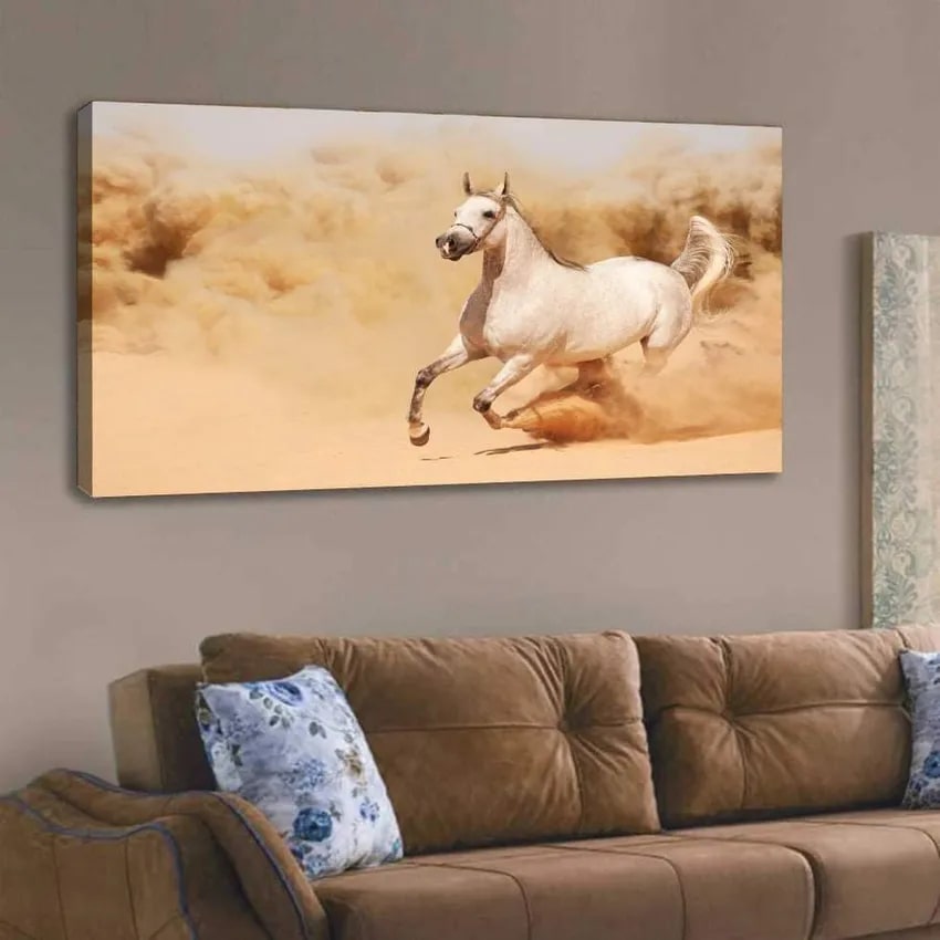 Horse Printed Wall Art Painting - 120x60 cm
