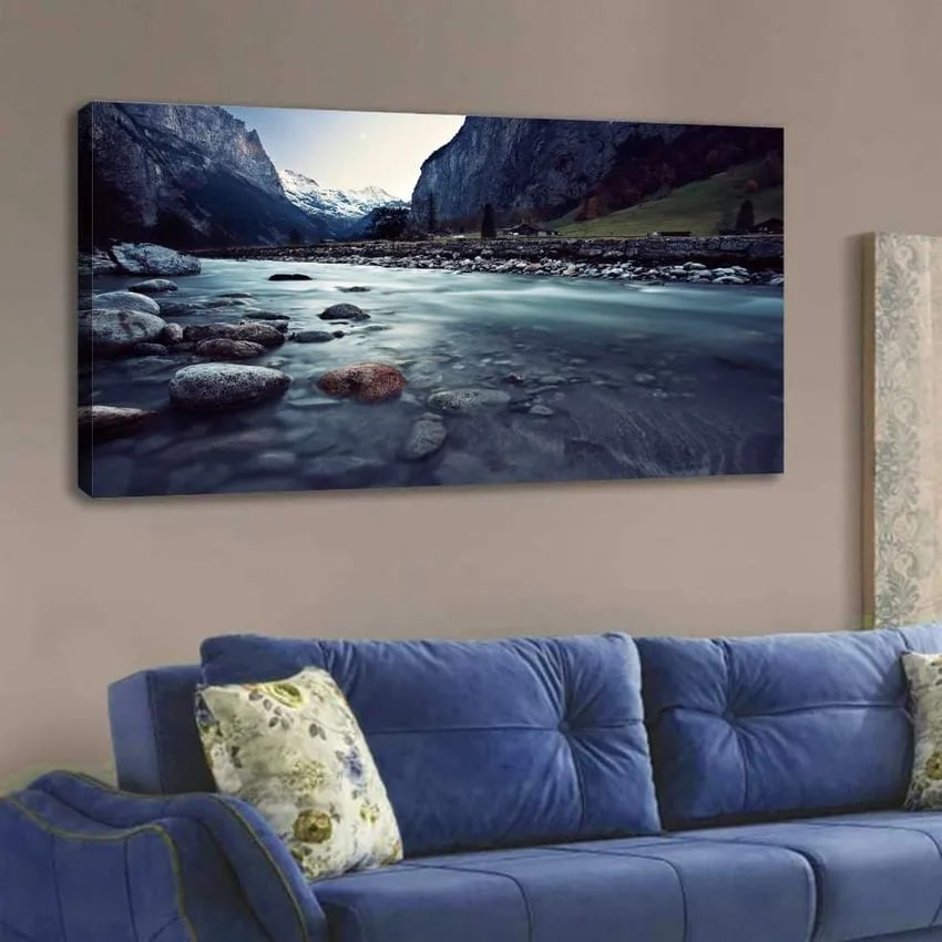 Nature Printed Wall Art Painting - 120x60 cm