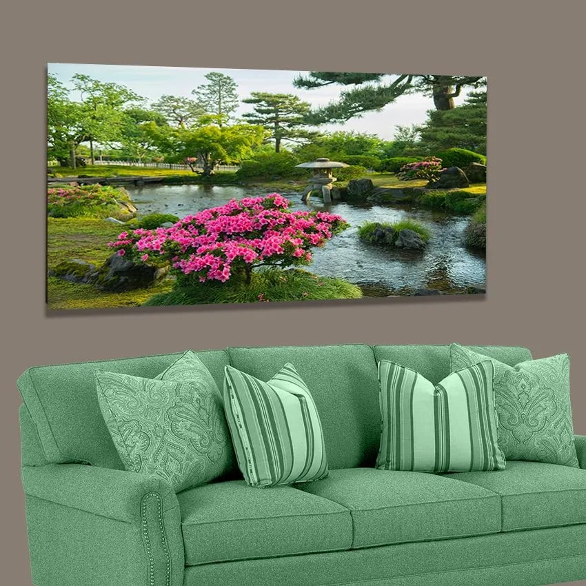 Nature Printed Wall Art Painting - 120x60 cm