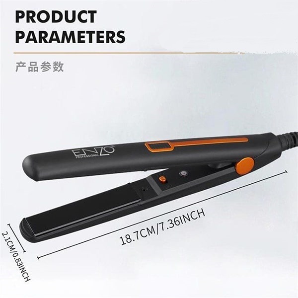 ENZO EN5009 Mini Hair Straightener 400 Fahrenheit for straightening hair