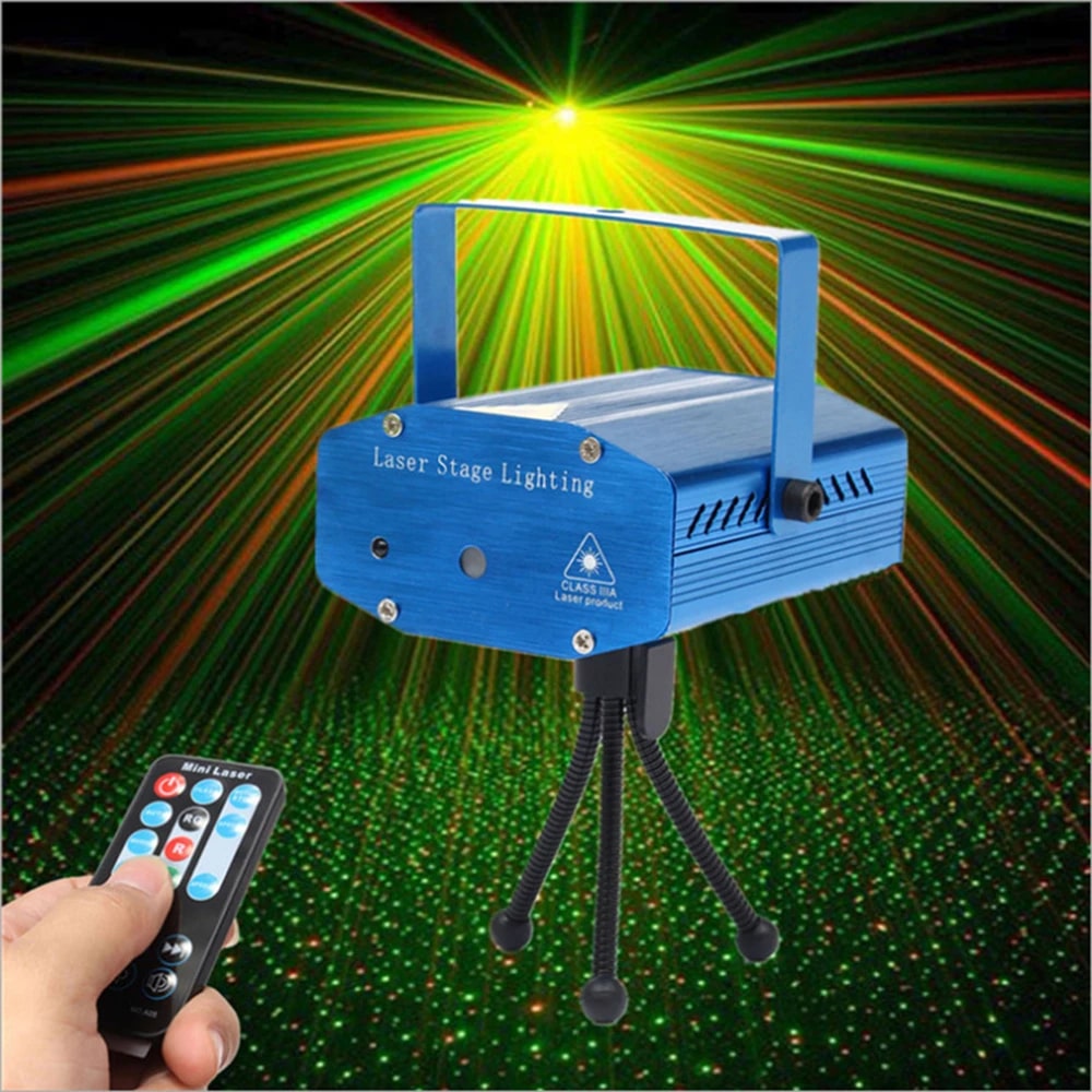 Party laser device in multiple colors