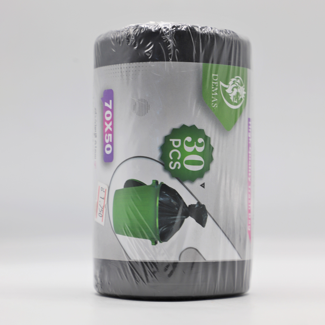 Trash bags 70*50 cm, rolls of 30 from DEMAS