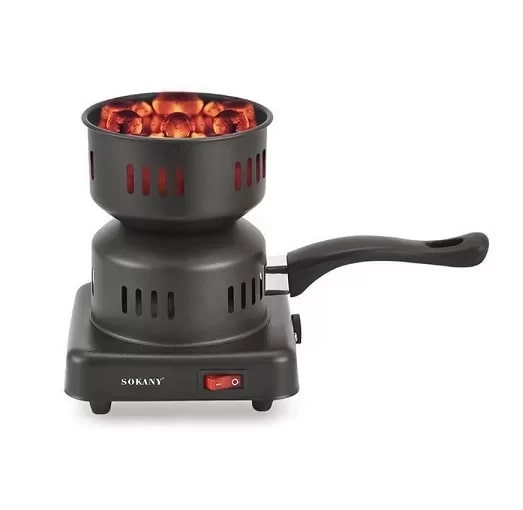 Electric charcoal burner