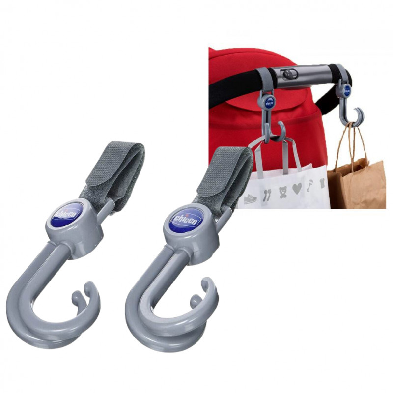 Chicco UNIVERSAL DOUBLE HOOKS FOR STROLLERS