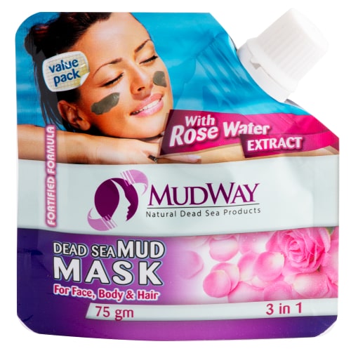 Mud Mask 3 in 1 with Rose Water Extract 75g