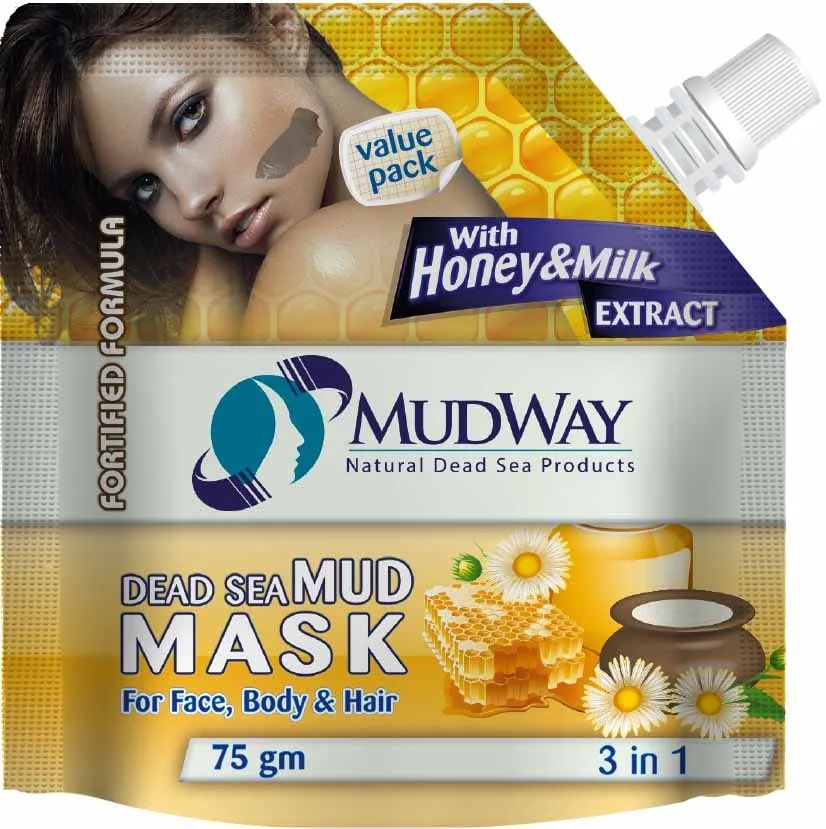 Mud Mask 3 in 1 with Honey & Milk 75g