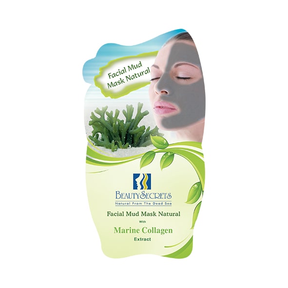 Natural Facial Mud Mask with Marine Collagen 35g