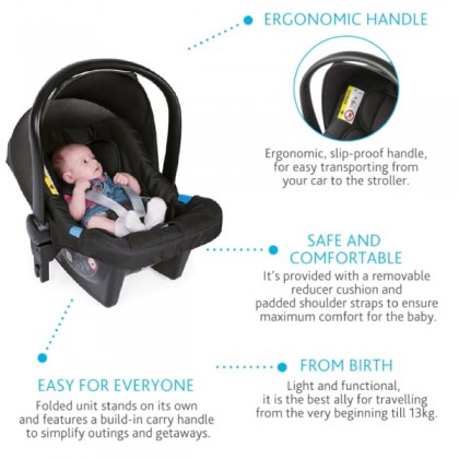 CHICCO infant car seat black