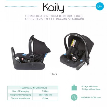 CHICCO infant car seat black