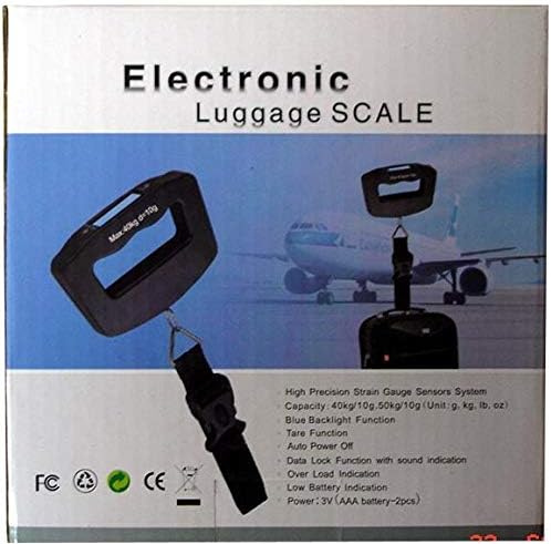 Luggage scale for men - black color