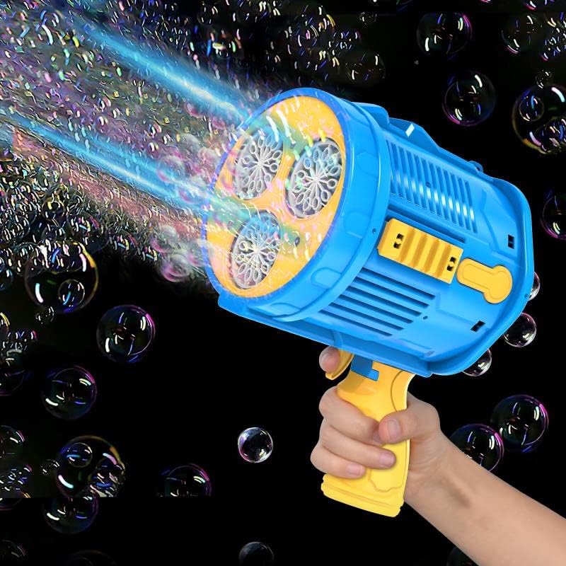 Automatic Bubble Gun, 36 Holes Bubble Gun with Lights