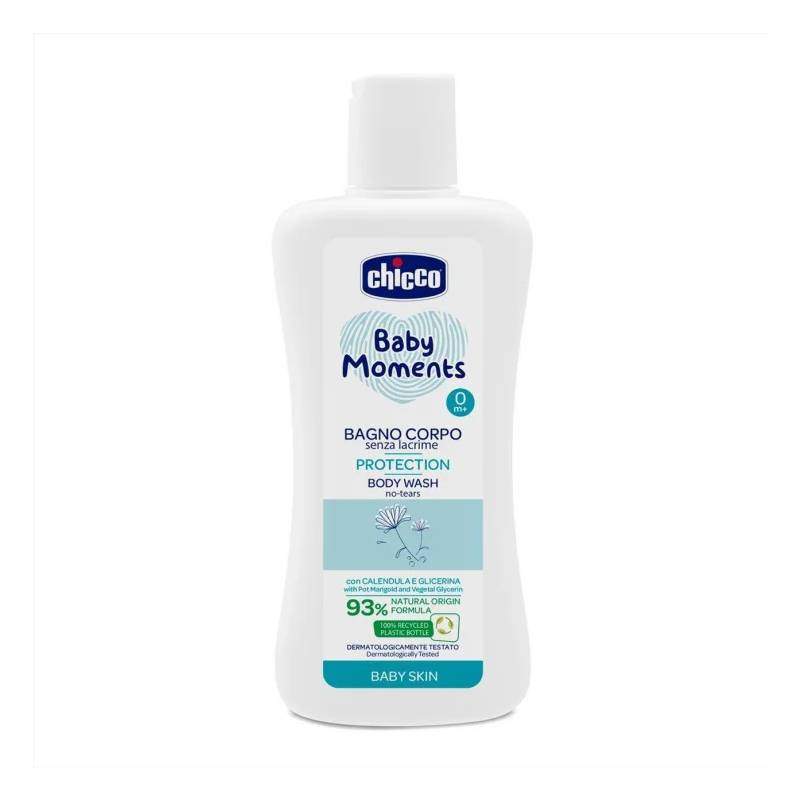 Chicco Baby Moments Body Wash Without Tears, 200 Ml